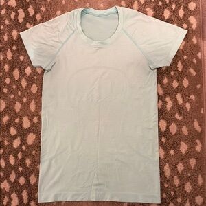 Mint Green Lululemon Short Sleeved Swiftly Tech